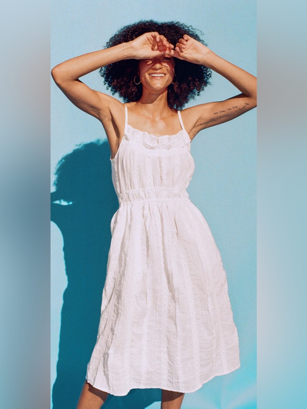 Ciao Lucia White giada dress